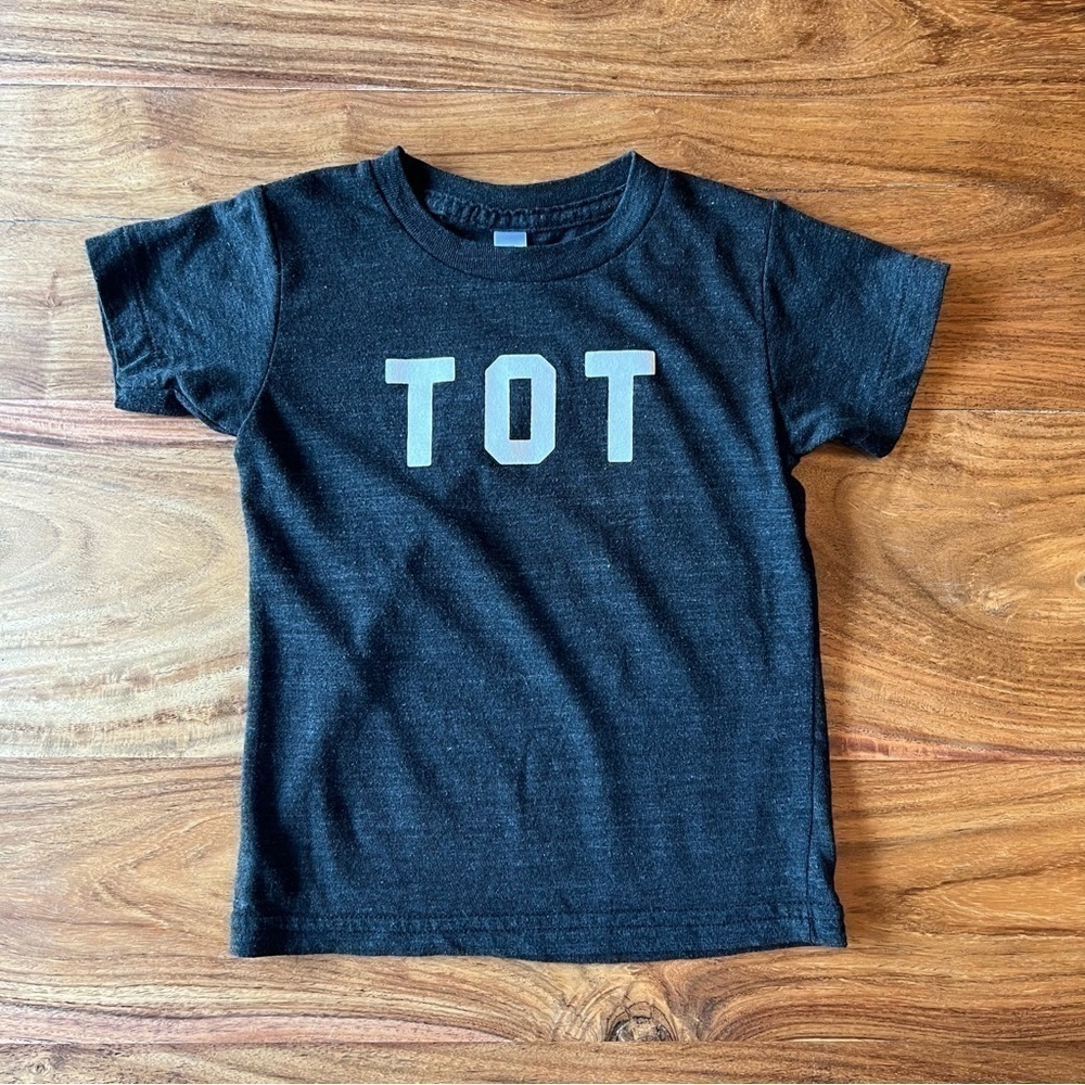 Tosan Knows Best American Apparel Charcoal Tot Toddler T-Shirt